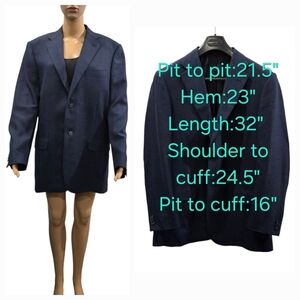 Men's Corneliani 100% Wool Sports Jacket Size M/50R